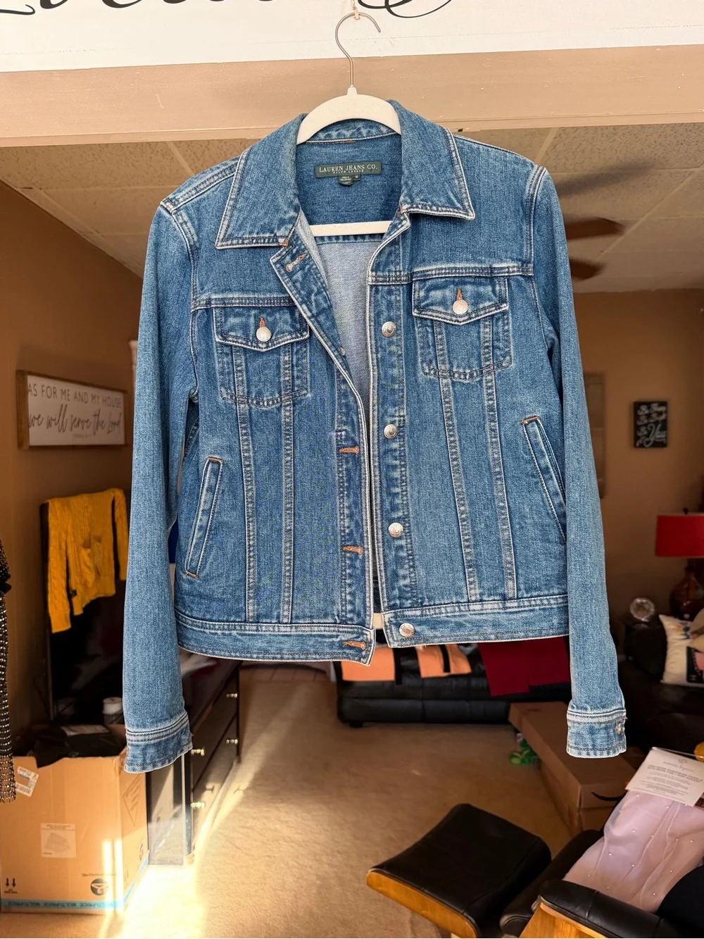 Ralph Lauren Lauren Jeans Co. Indigo Denim Jacket - Picture 2 of 5